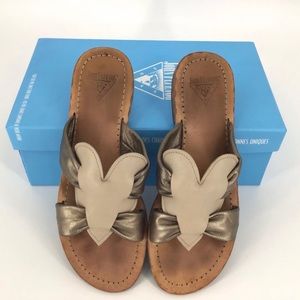 Fluevog Rivers Tambo Leather Slide Sandals, 9.5